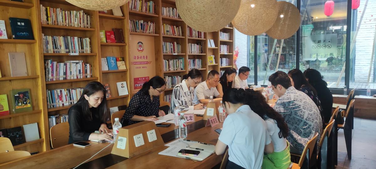 調(diào)研走訪觀音橋渝北區(qū)社區(qū)